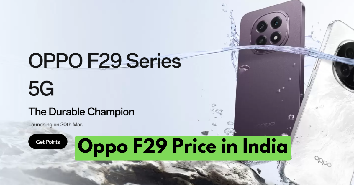 Oppo F29 Price in India